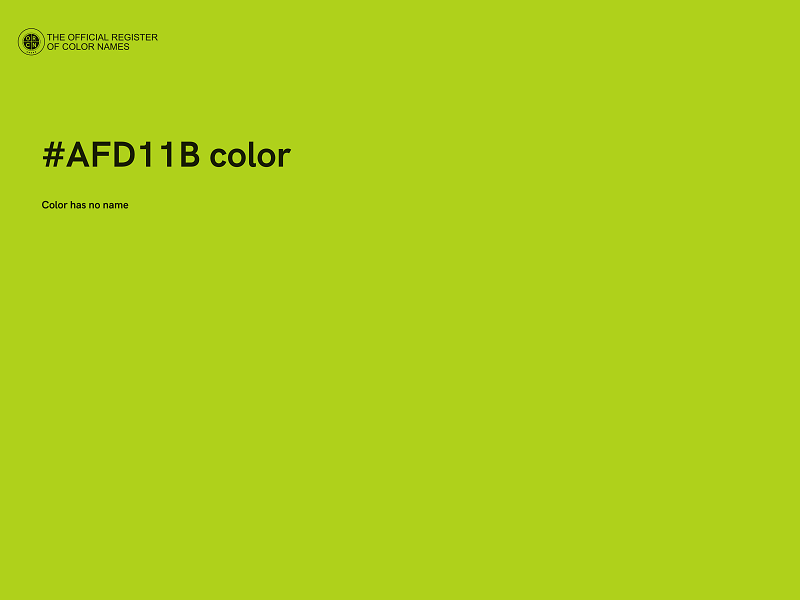 #AFD11B color image