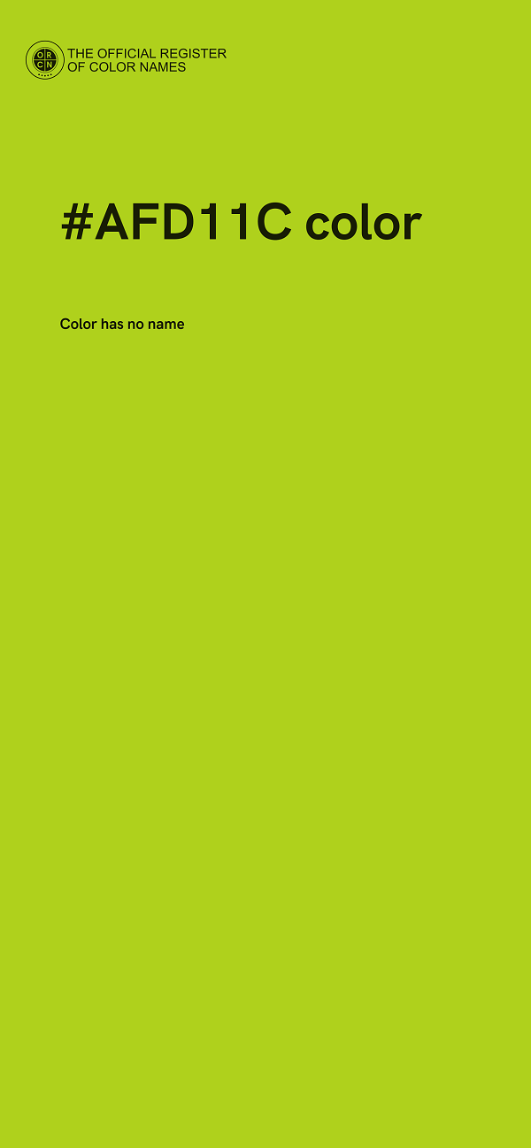 #AFD11C color image