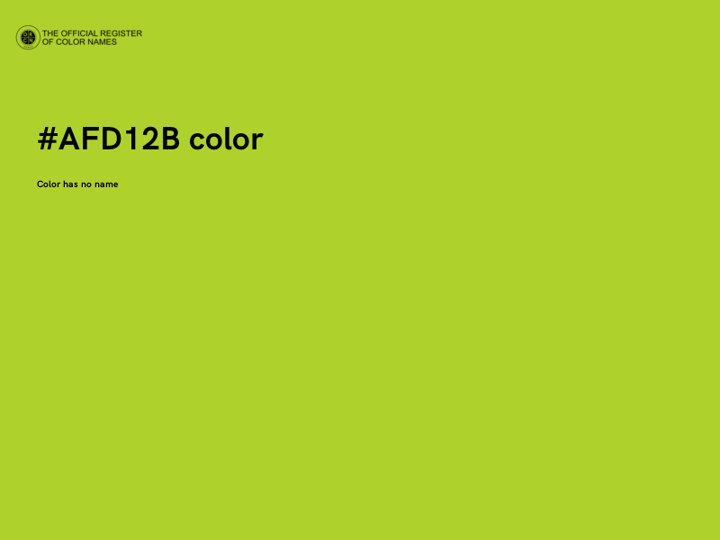 #AFD12B color image