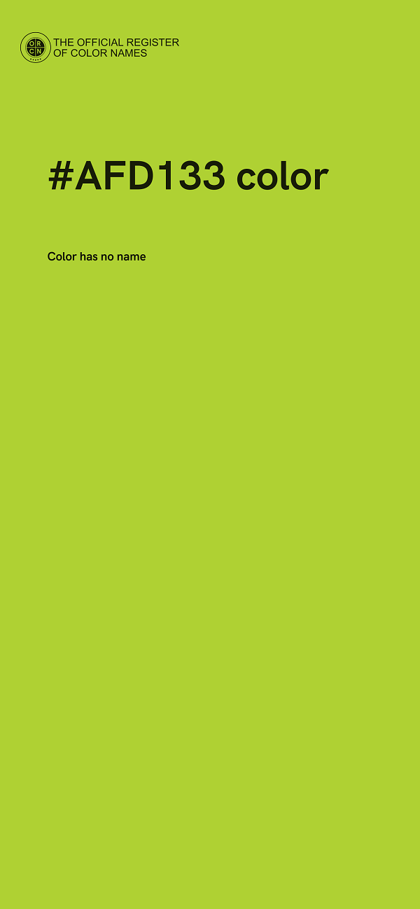 #AFD133 color image