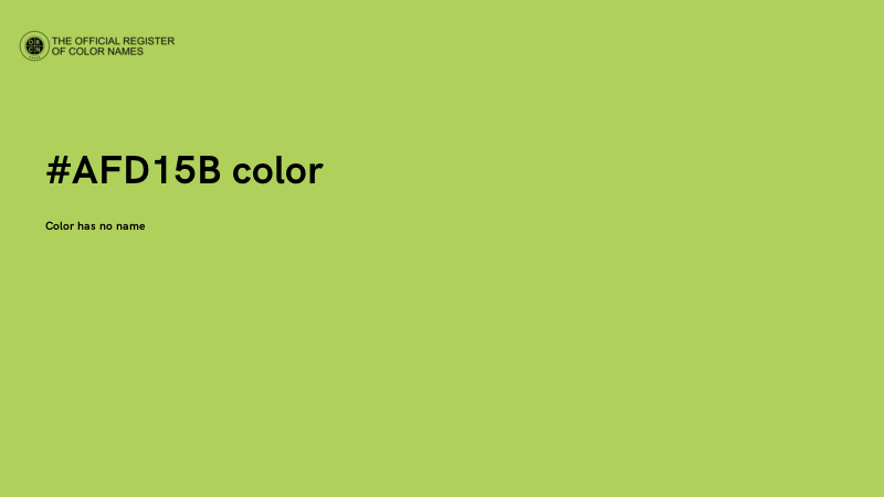 #AFD15B color image