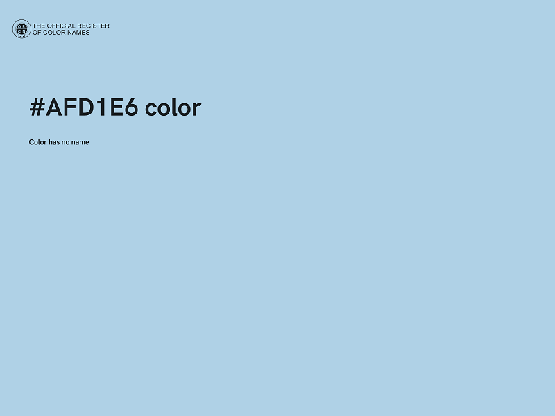 #AFD1E6 color image