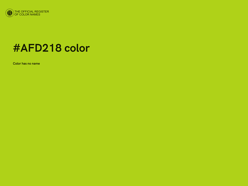 #AFD218 color image