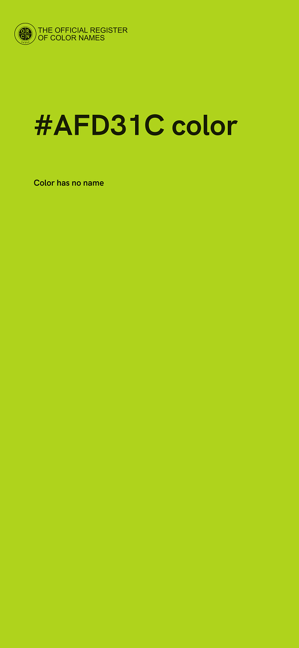 #AFD31C color image