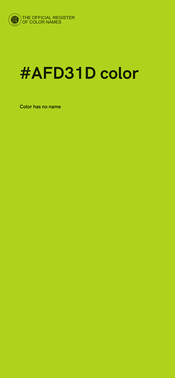 #AFD31D color image
