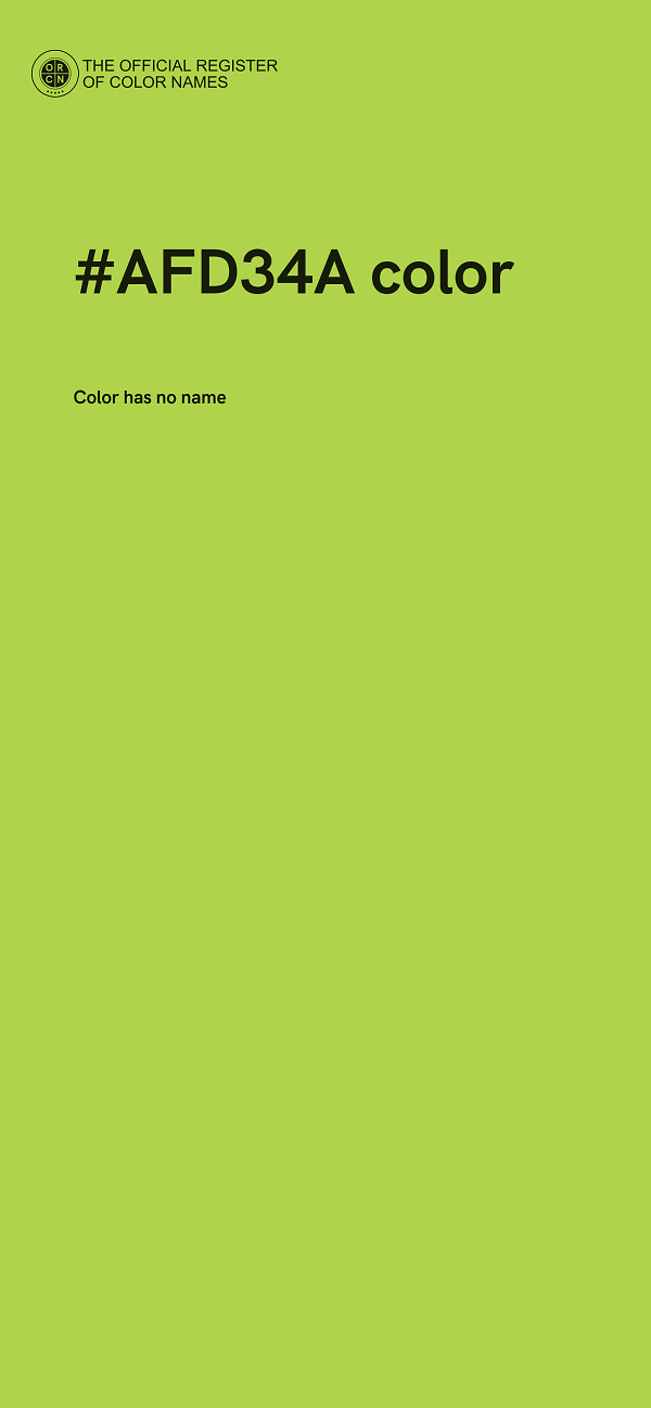 #AFD34A color image