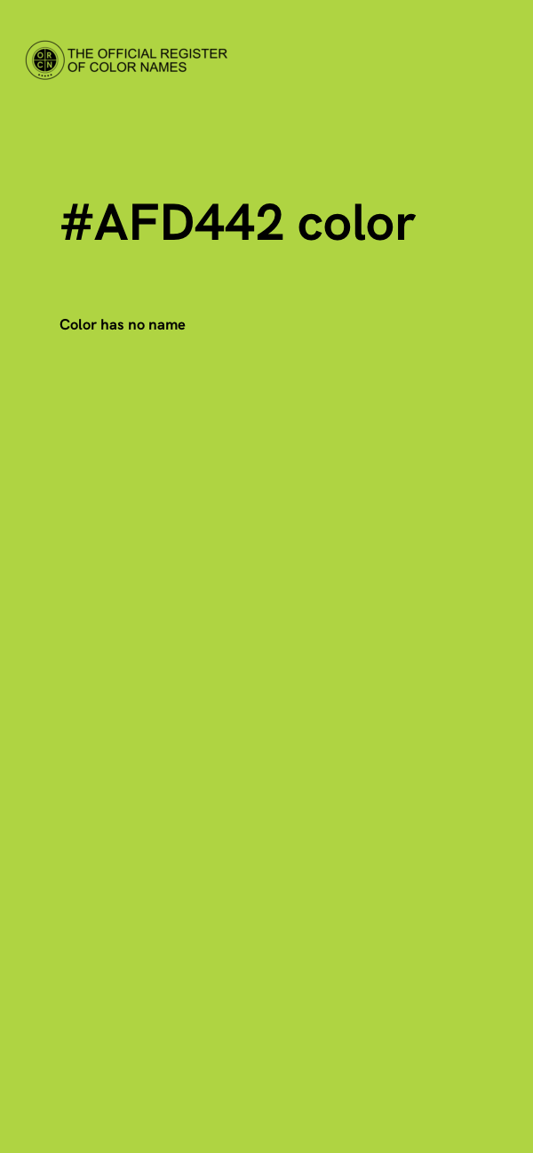 #AFD442 color image