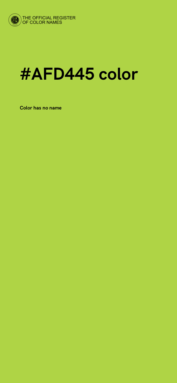 #AFD445 color image