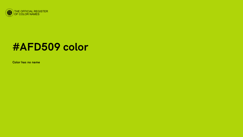 #AFD509 color image