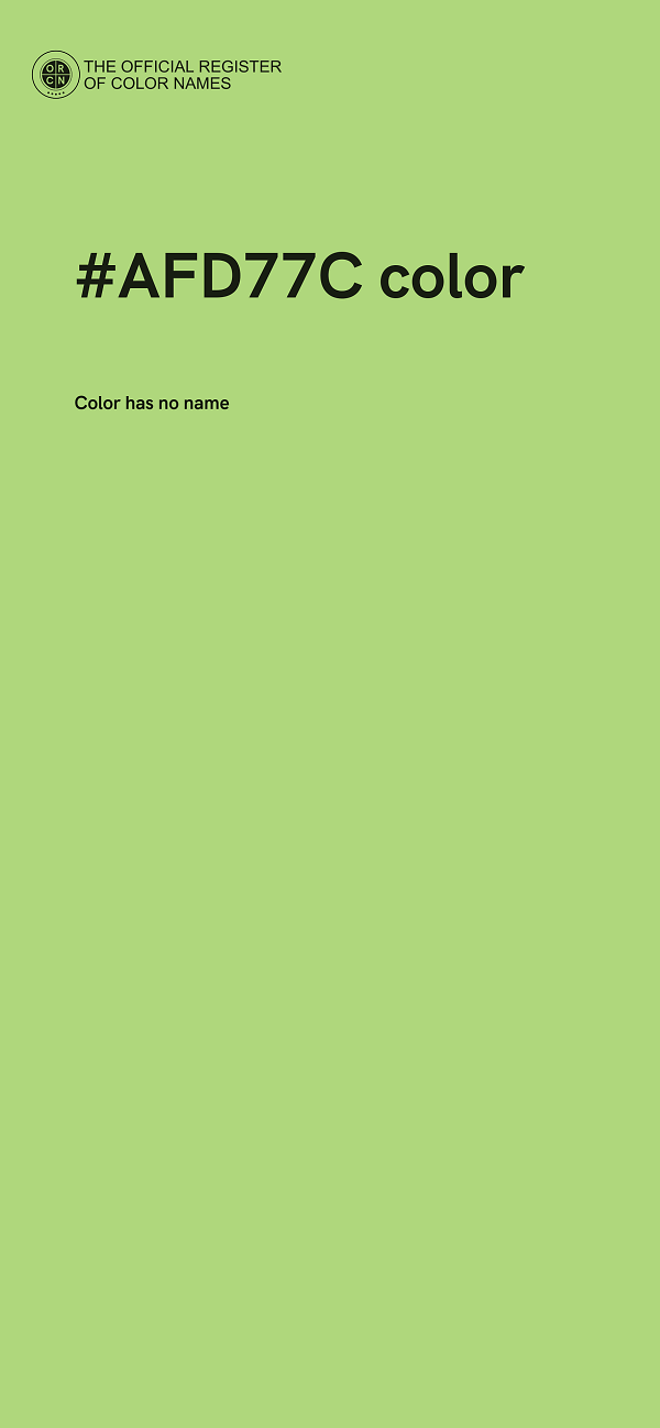 #AFD77C color image