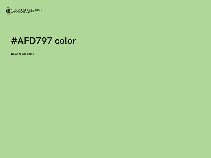 #AFD797 color image