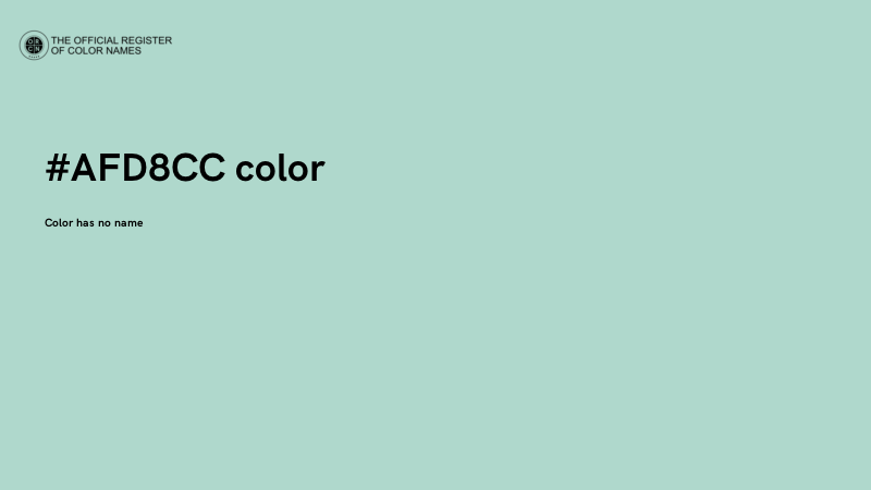 #AFD8CC color image