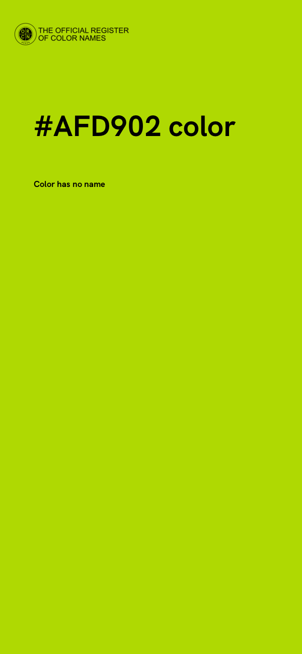 #AFD902 color image