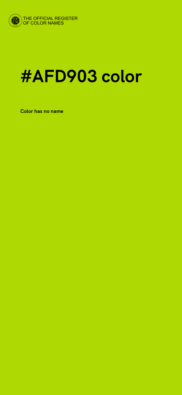 #AFD903 color image