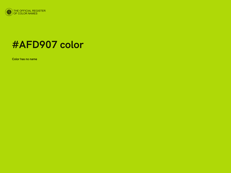 #AFD907 color image