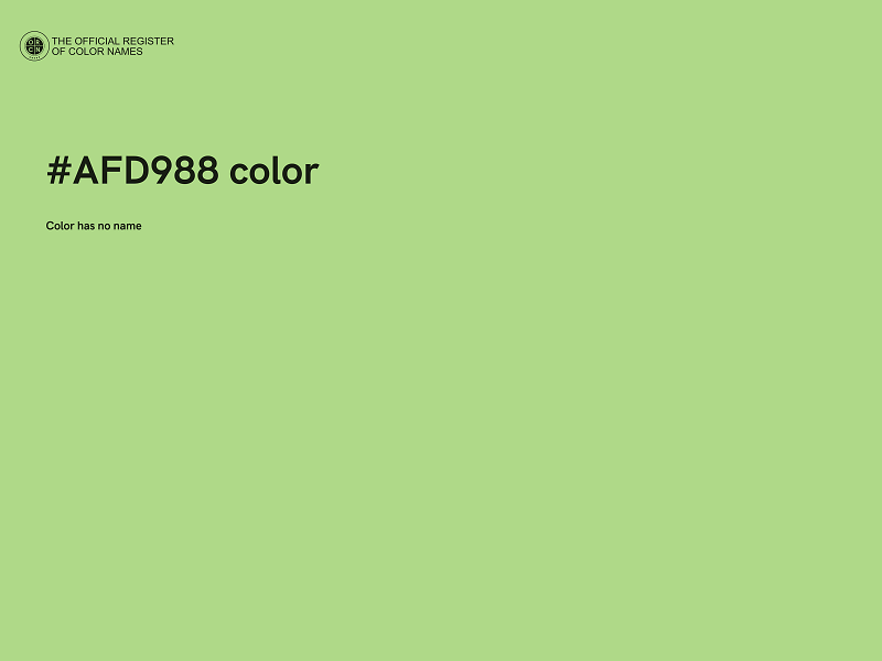 #AFD988 color image