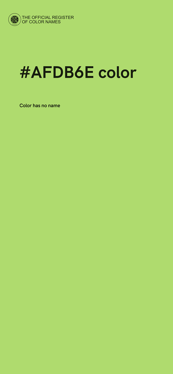 #AFDB6E color image
