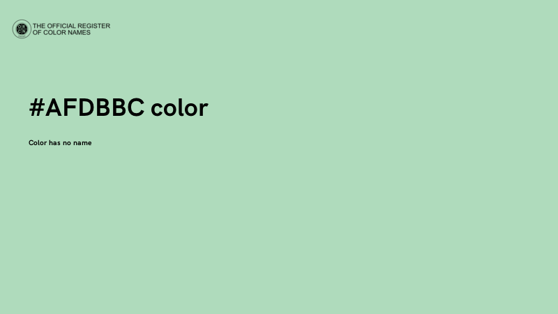 #AFDBBC color image