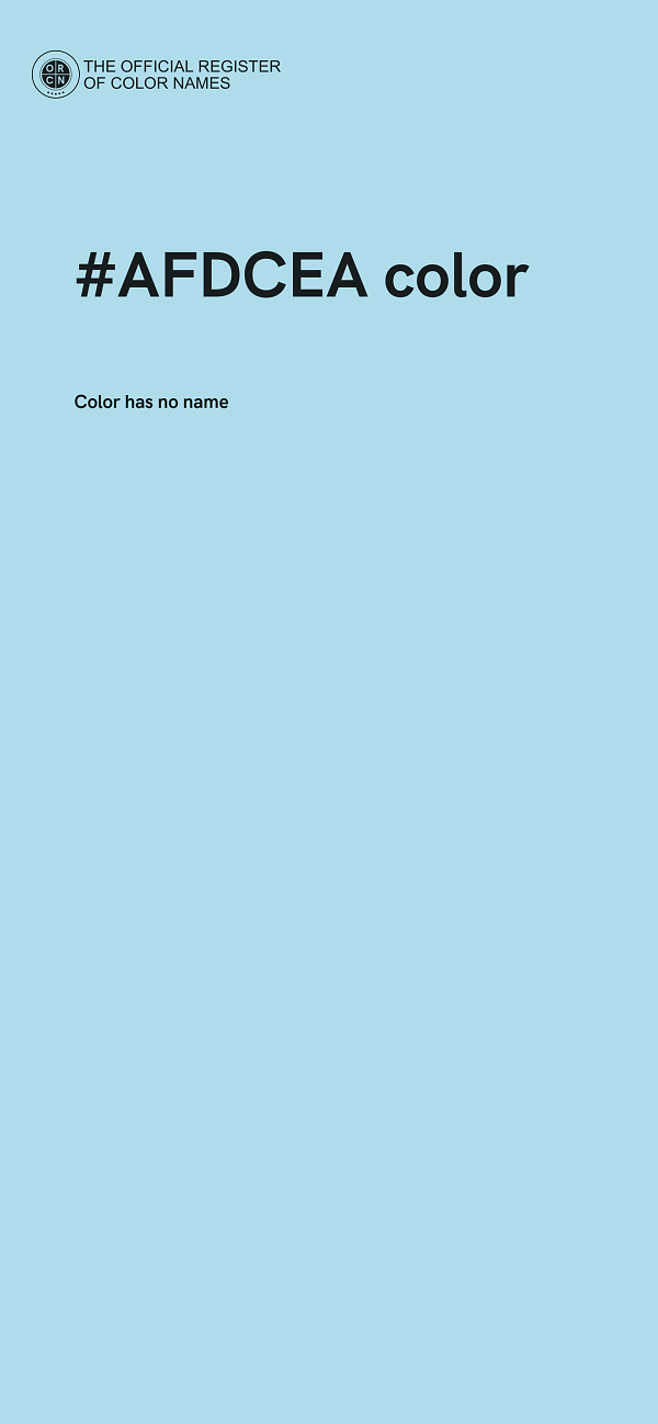 #AFDCEA color image