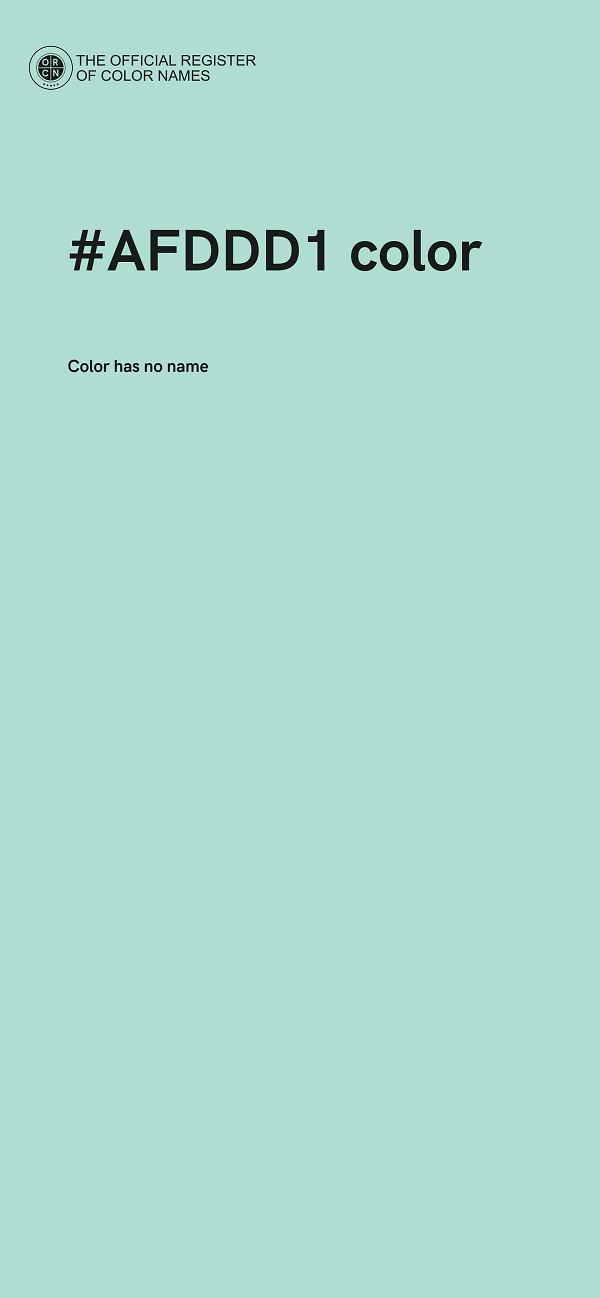 #AFDDD1 color image