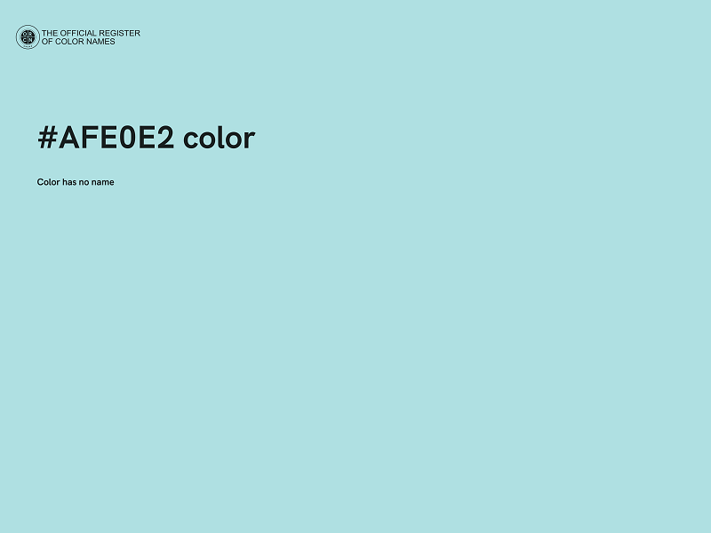 #AFE0E2 color image