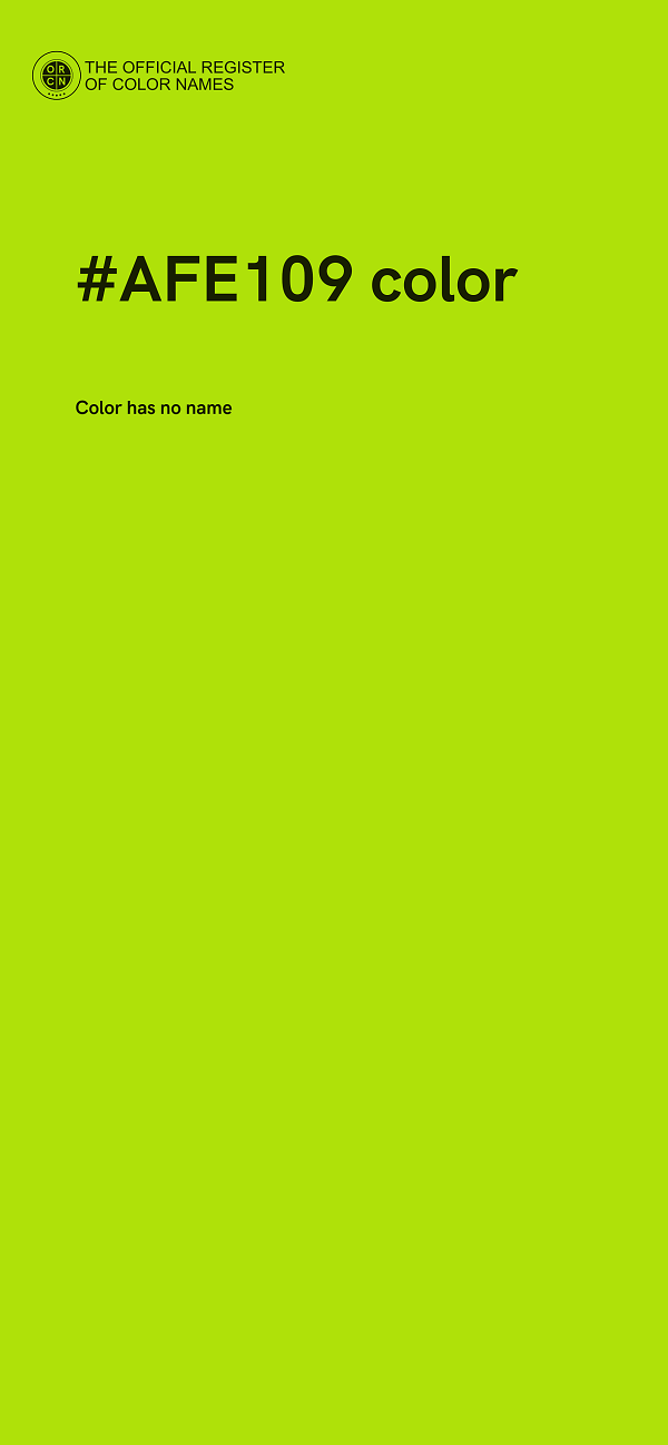 #AFE109 color image