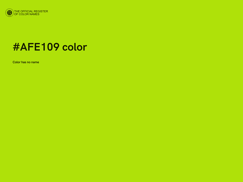 #AFE109 color image