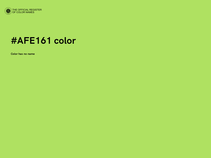 #AFE161 color image
