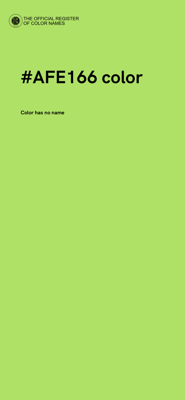 #AFE166 color image