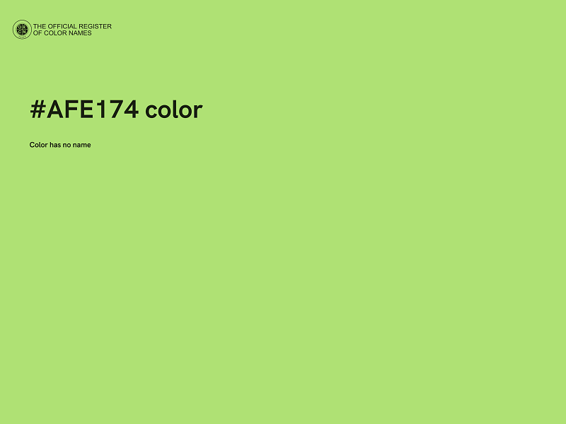 #AFE174 color image
