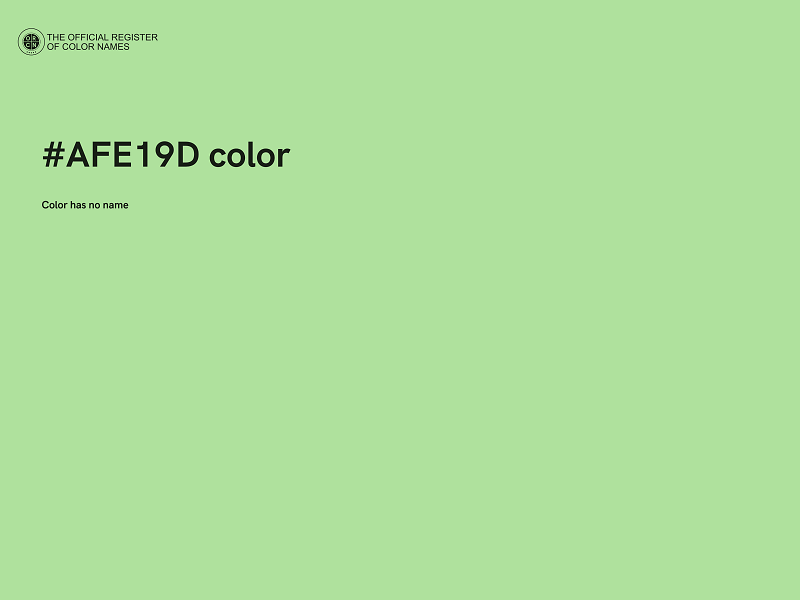 #AFE19D color image