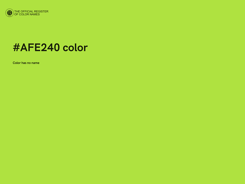 #AFE240 color image