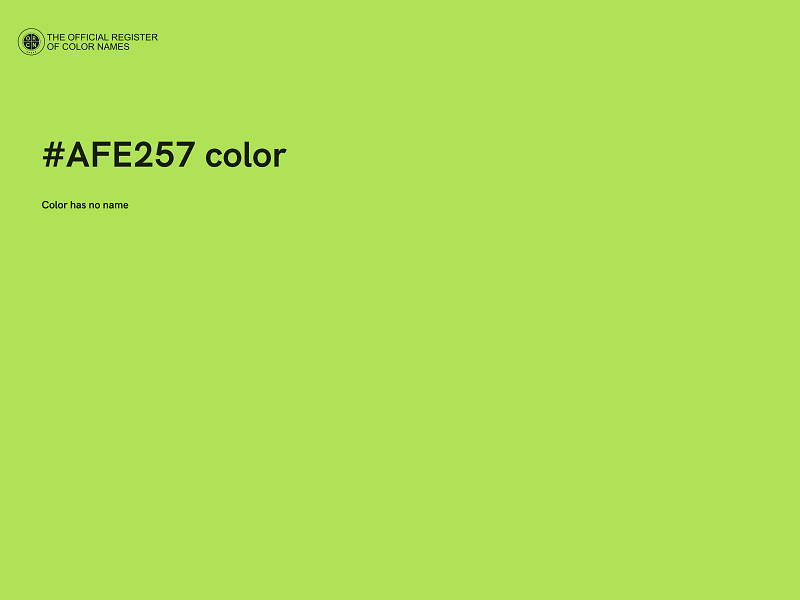 #AFE257 color image