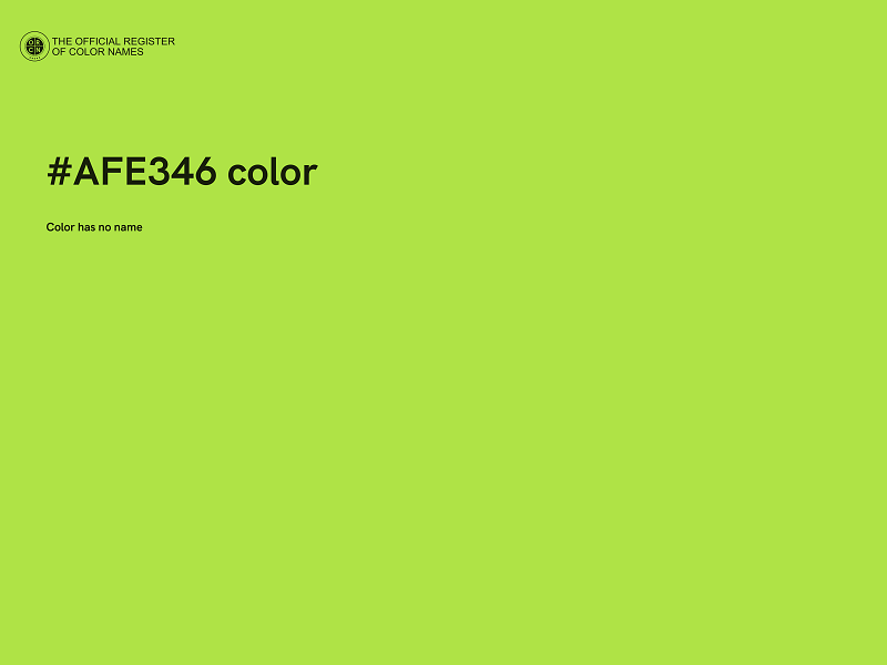 #AFE346 color image