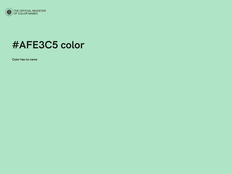 #AFE3C5 color image