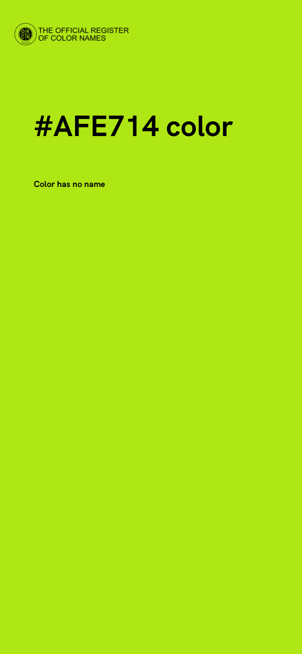 #AFE714 color image