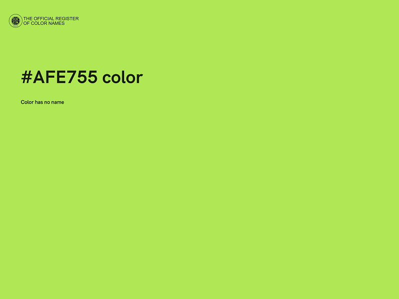 #AFE755 color image