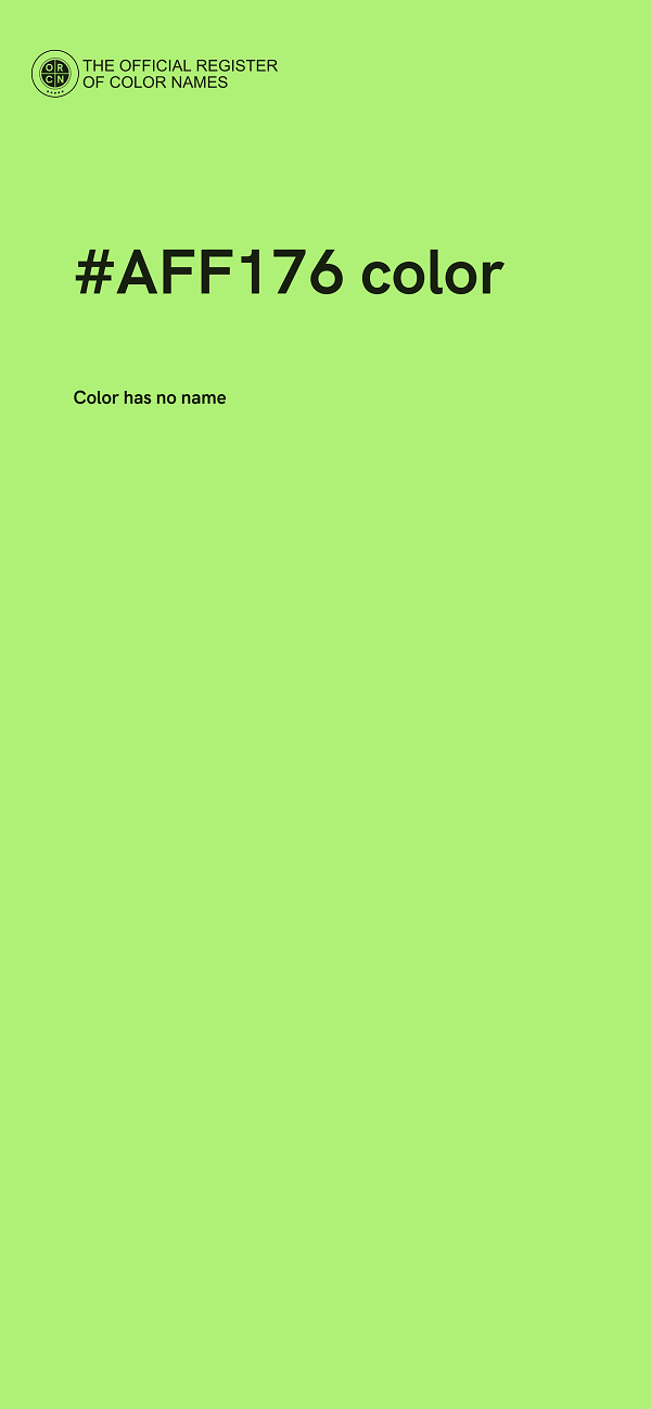 #AFF176 color image