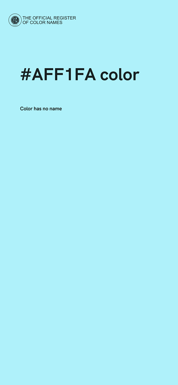 #AFF1FA color image