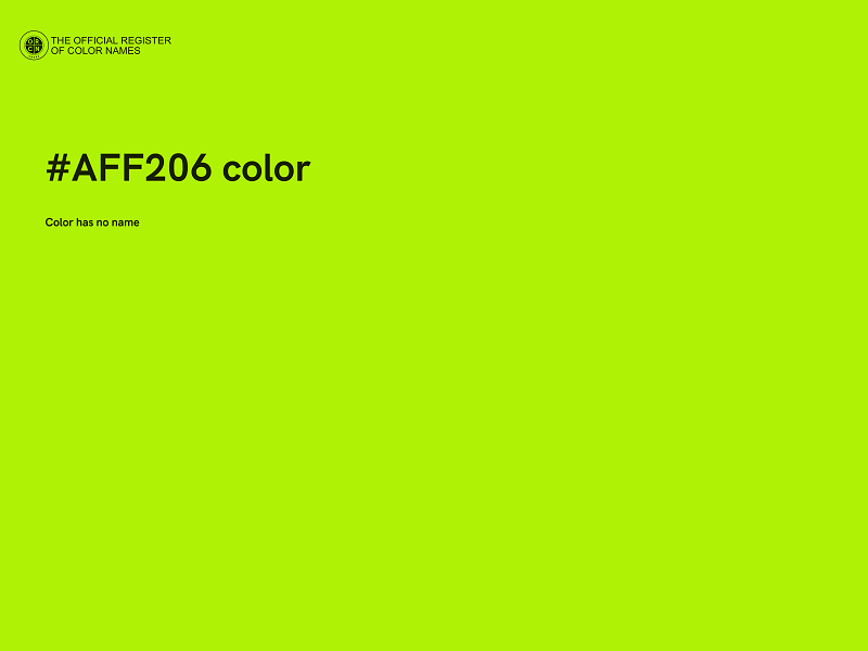 #AFF206 color image