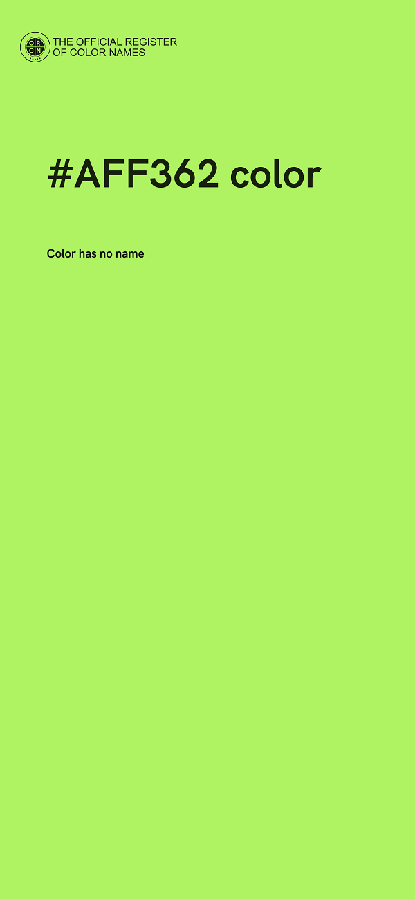 #AFF362 color image