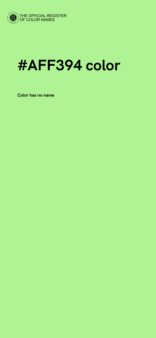#AFF394 color image