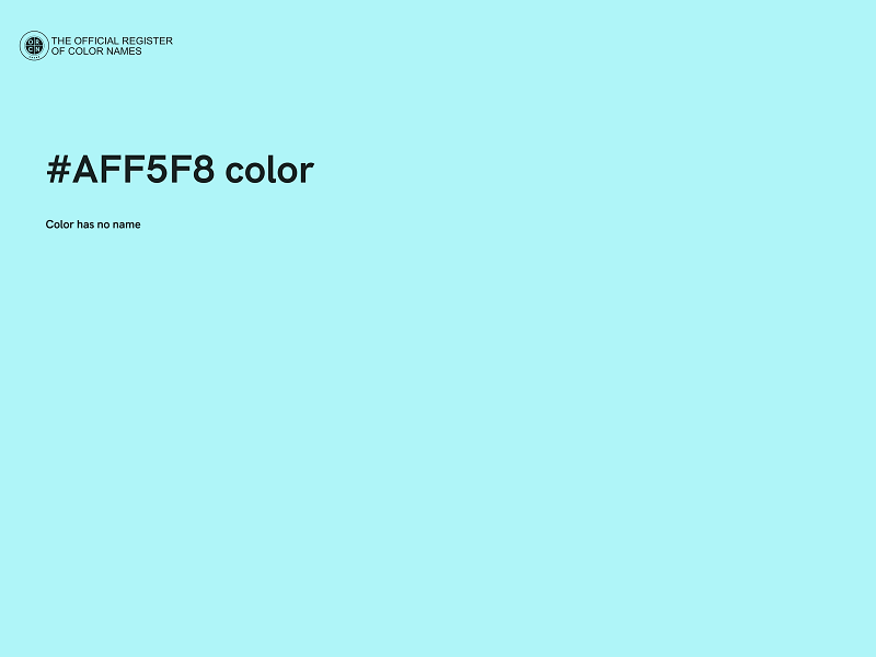 #AFF5F8 color image