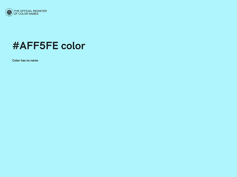 #AFF5FE color image