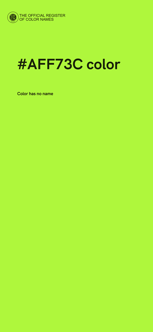 #AFF73C color image