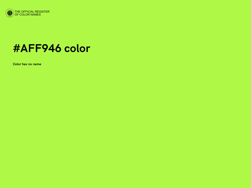 #AFF946 color image