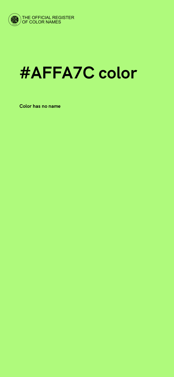 #AFFA7C color image