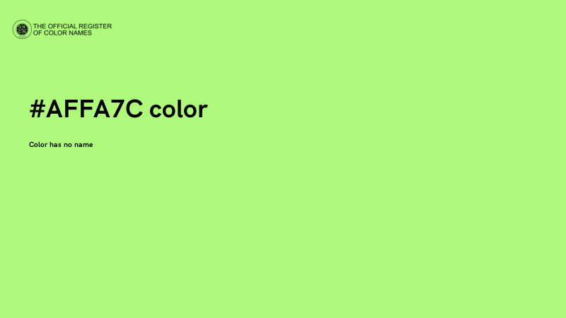 #AFFA7C color image