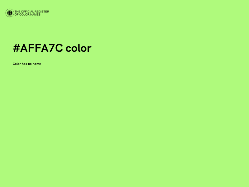 #AFFA7C color image
