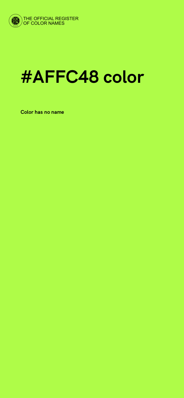 #AFFC48 color image